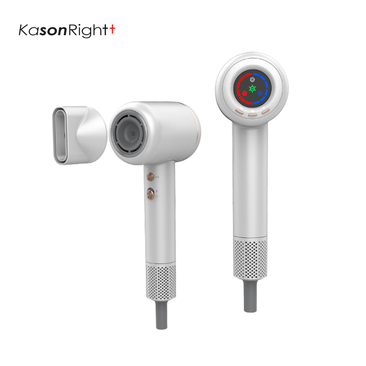 Motor sem escova de alta velocidade com display LED, condicionamento de suavização de frizz, secador de cabelo super silencioso, presente feminino