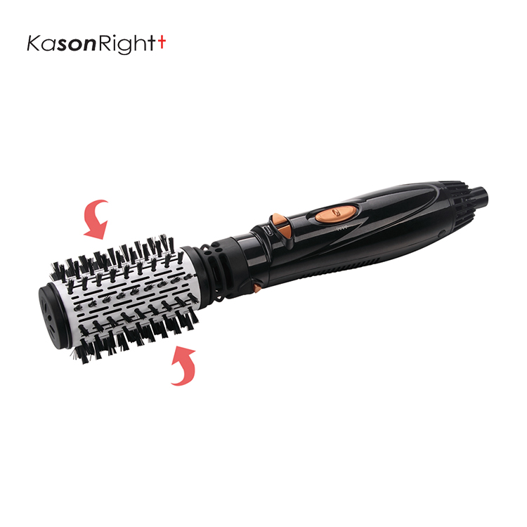 Escova de secador de cabelo com rotação automática de 1000 W, modelador de ar quente cerâmico para cuidados com os cabelos