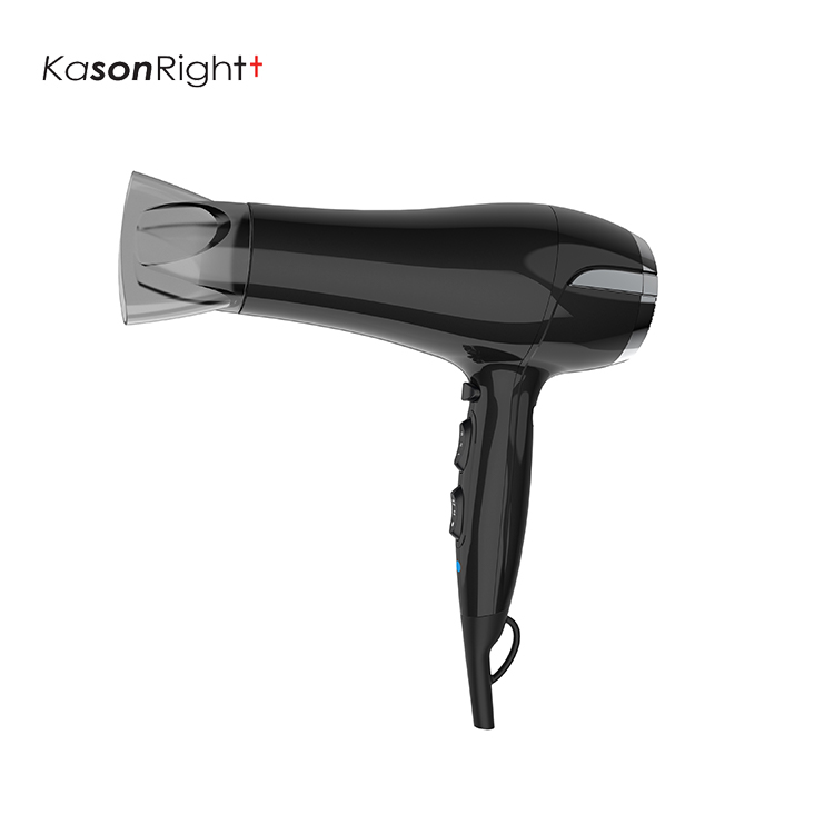 Secador de cabelo poderoso com motor DC de segurança contra superaquecimento de 2200 W, com bico modelador e difusor para secagem rápida, sem frizz